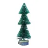 Green Christmas tree decoration, festive atmosphere pendant, pinecone bell, snowflake shape Item Picture
